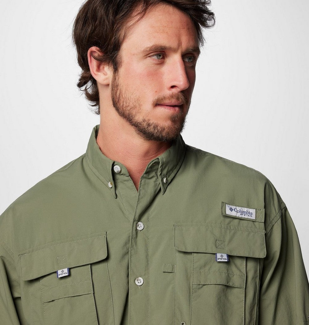 Men's Tall Long-Sleeve Vented Fishing Shirt - Gray