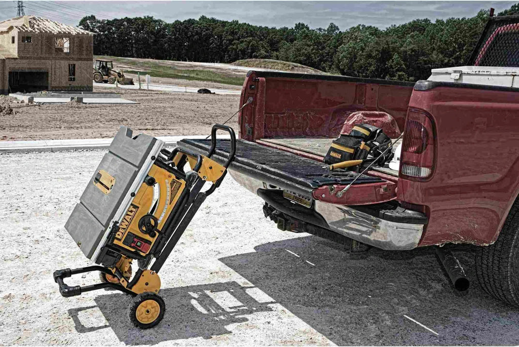 10-Inch Jobsite Table Saw With Rolling Stand
