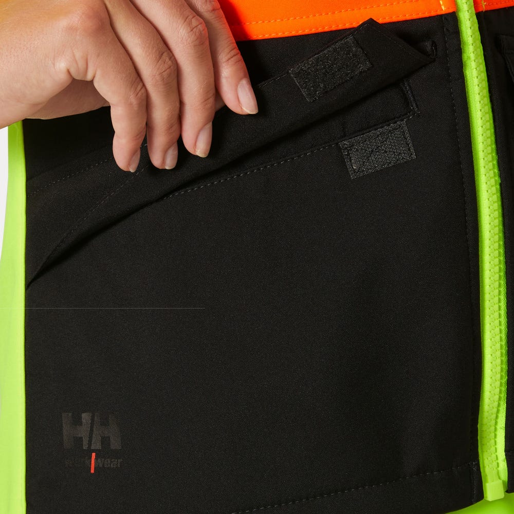 Women's High-Visibility Softshell Work Jacket - Yellow