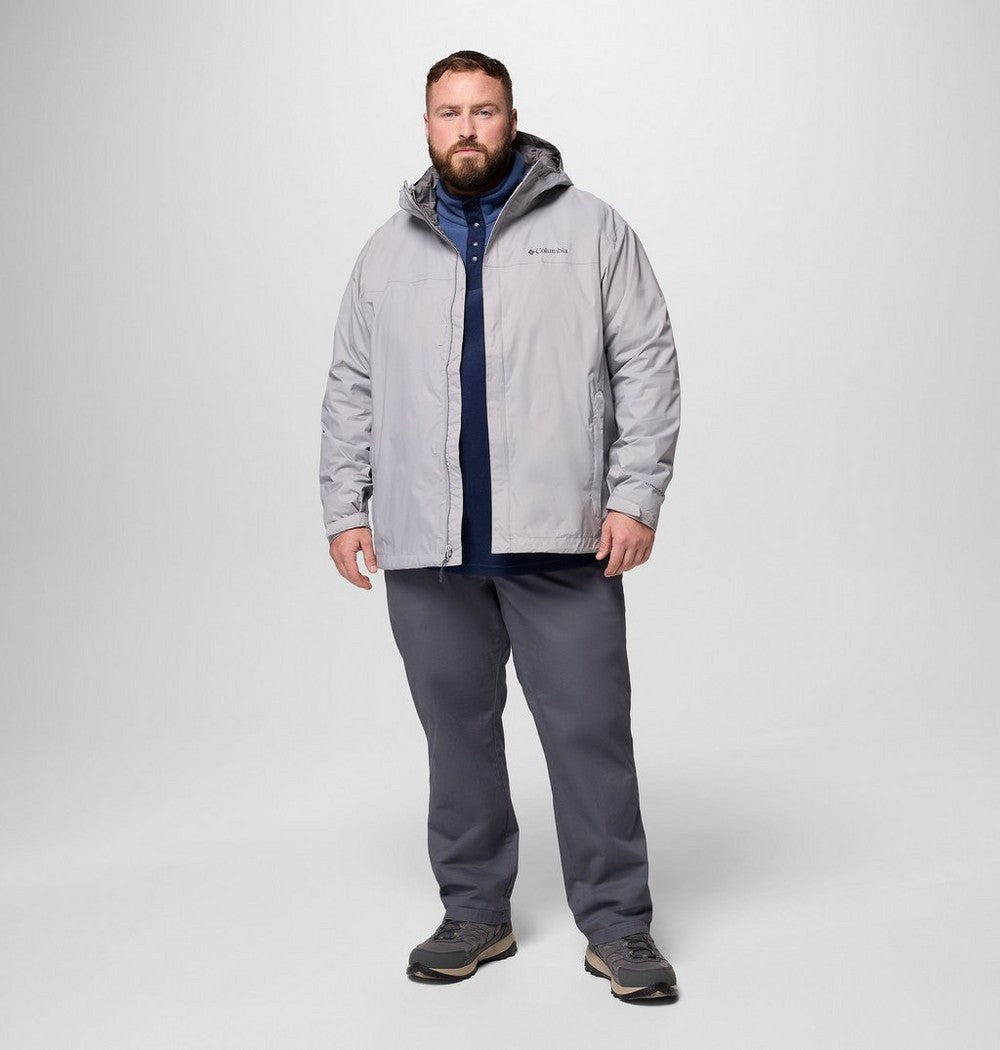 Men's Big Seam-Sealed Rain Jacket - Blue