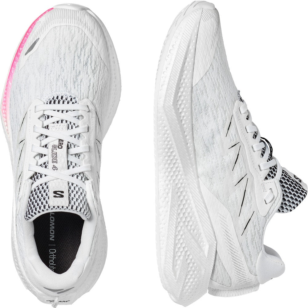 Men's Cushioned Road Running Shoes - White