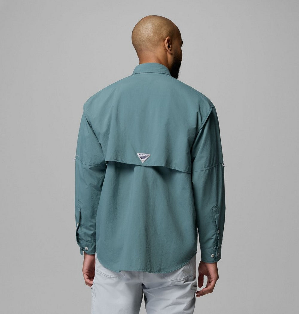 Men's Vented Long-Sleeve Fishing Shirt - Blue