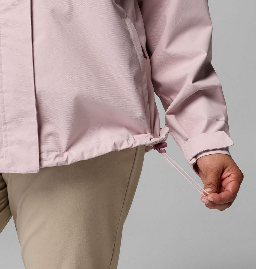 Women's Plus Size Waterproof Rain Jacket - Navy