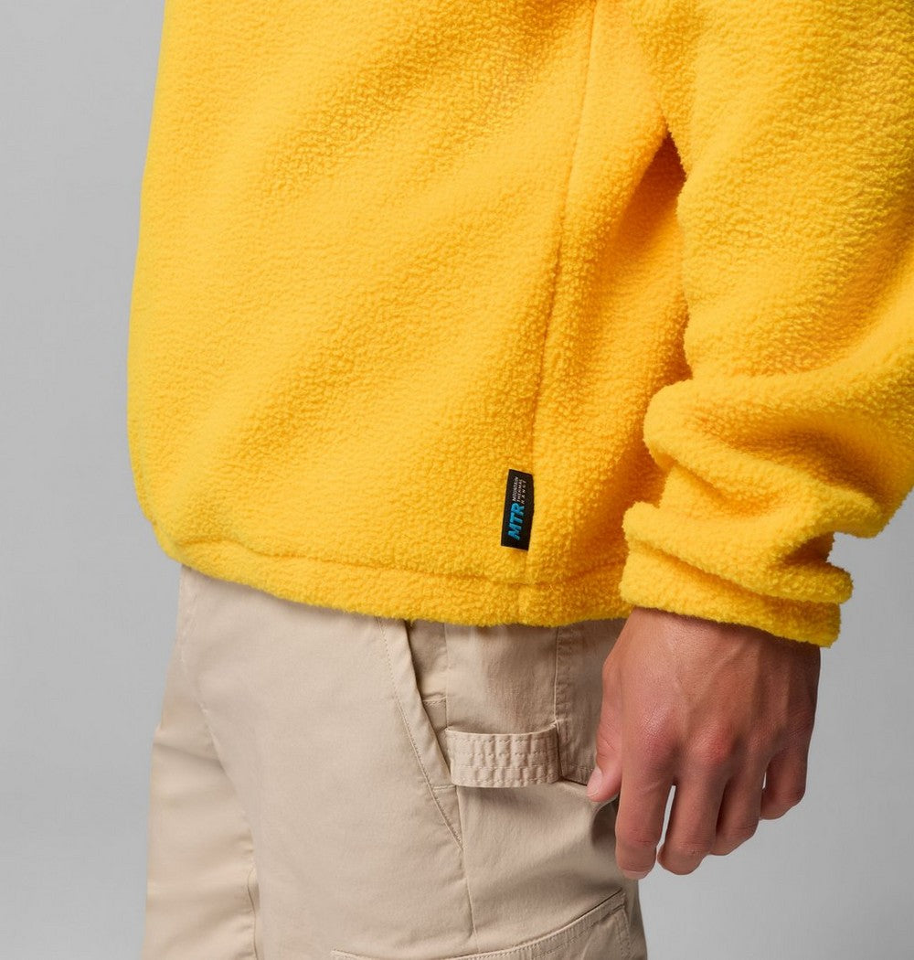 Men's Fleece Half-Zip Pullover - Dark Grey