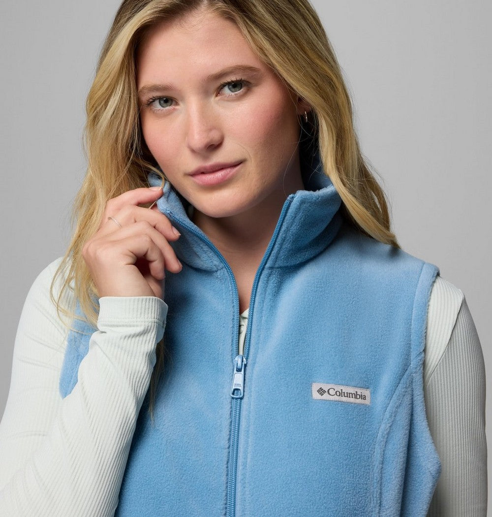 Women's Fleece Vest - Chalk