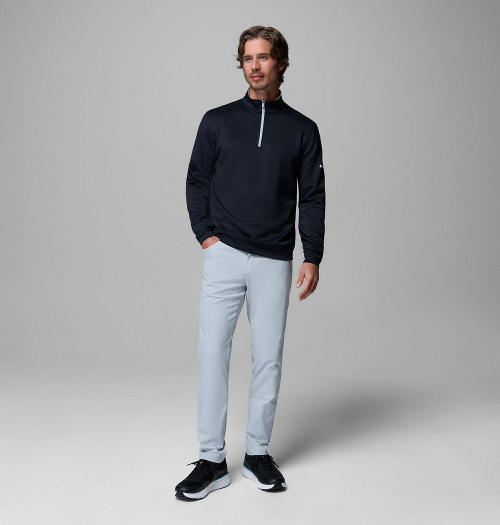 Men's UPF 30 Quarter-Zip Pullover - Peach