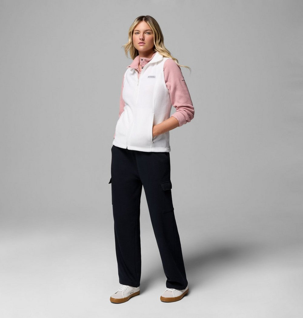 Women's Fleece Vest - Chalk