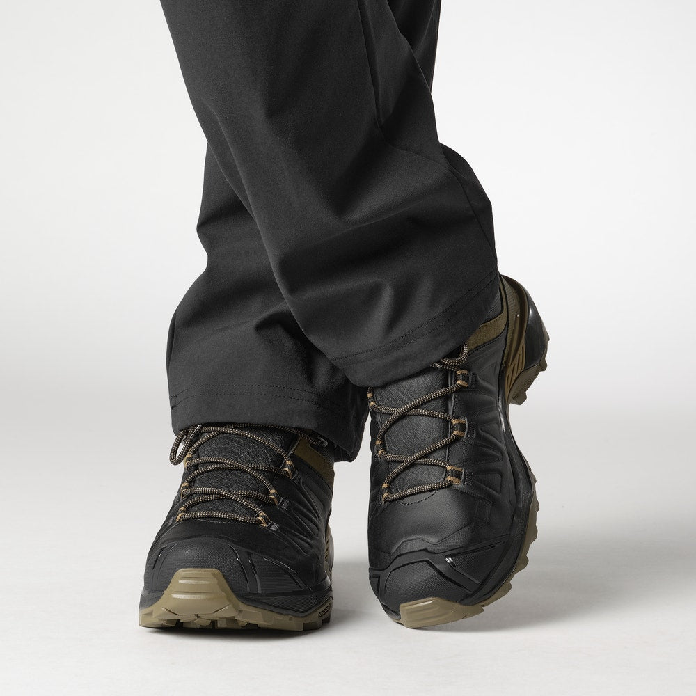 Men's Insulated Waterproof Winter Boots - Black