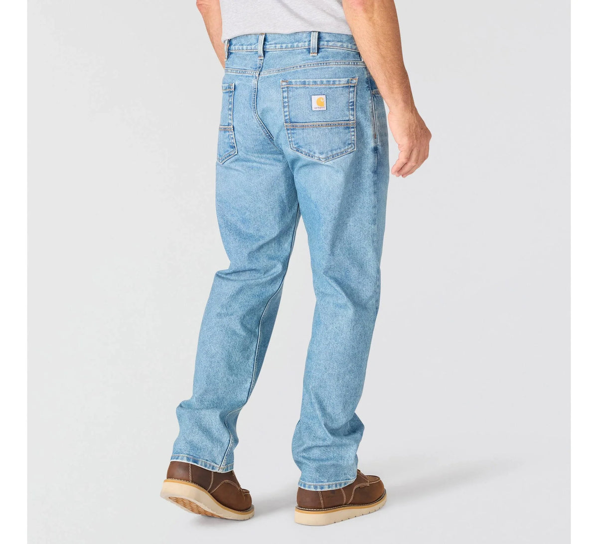 Men's Loose Straight Stretch Work Jeans - Weld