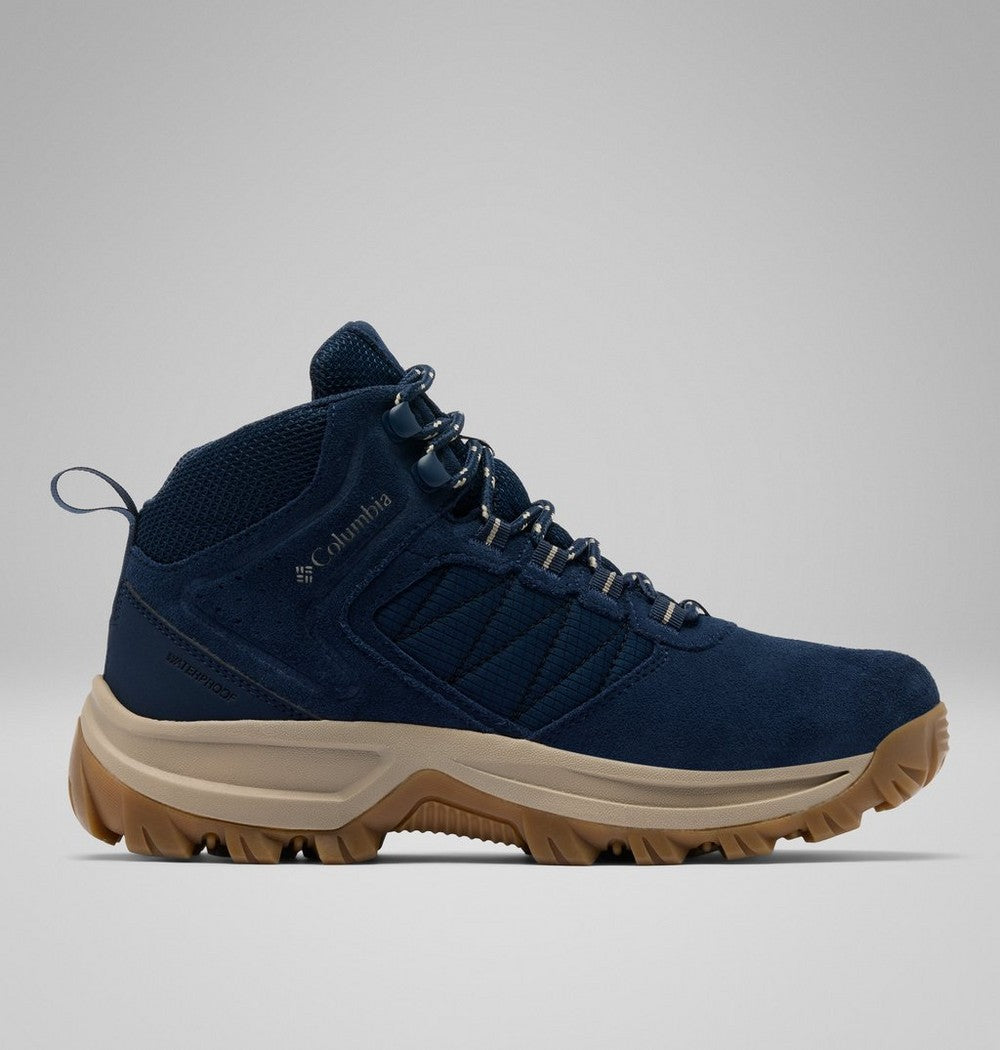 Women's Wide Waterproof Suede Hiking Shoe