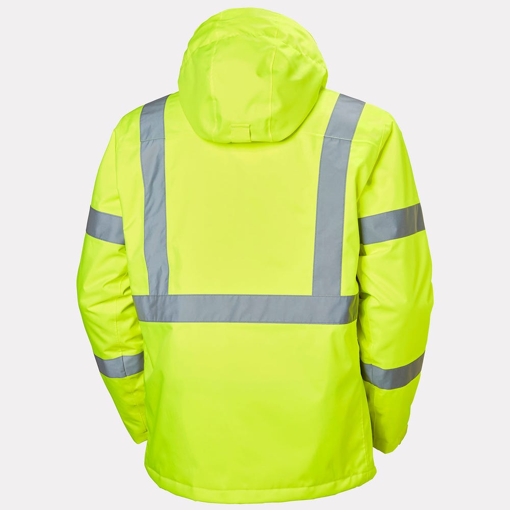 High-Visibility Insulated Winter Jacket - Orange