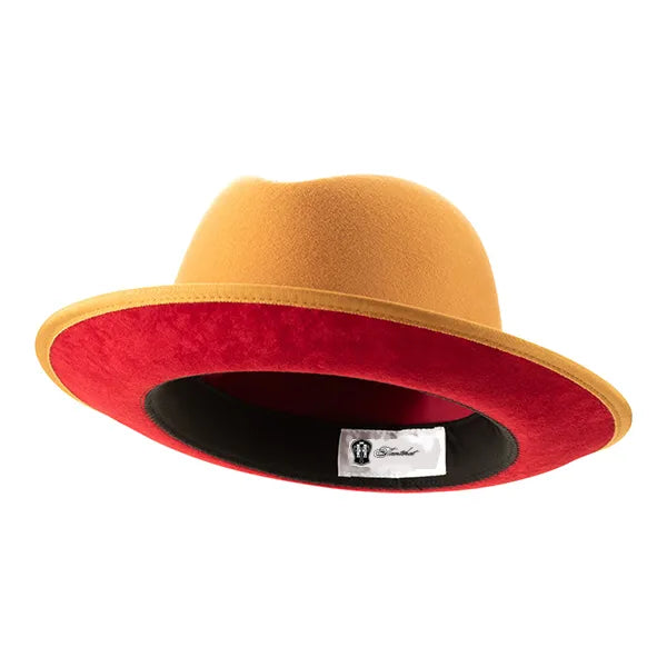 Classic Center-Creased Fedora-King (Canary Yellow)