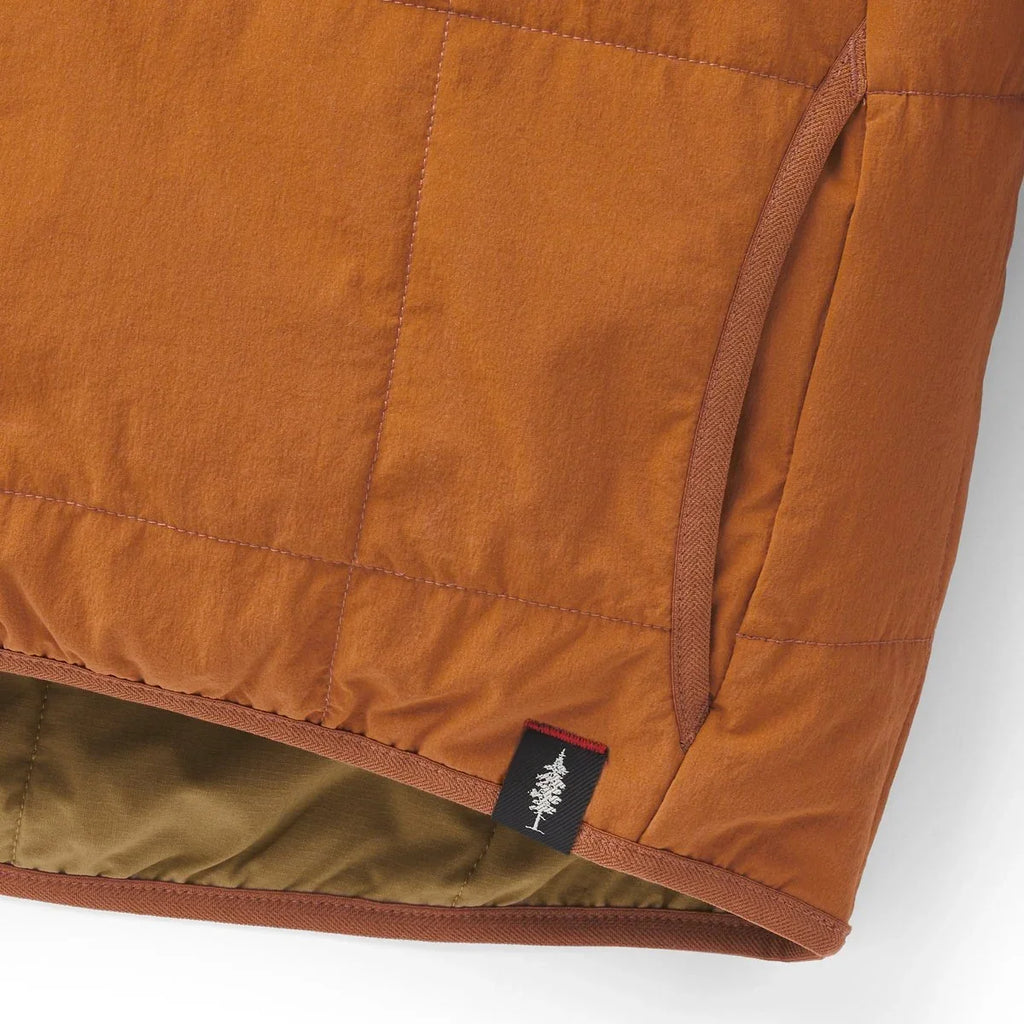 Insulated Snap-Front Shirt Jacket - Ginger