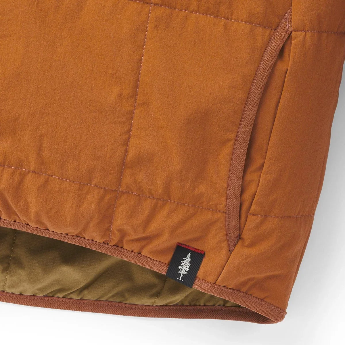 Insulated Snap-Front Shirt Jacket - Ginger