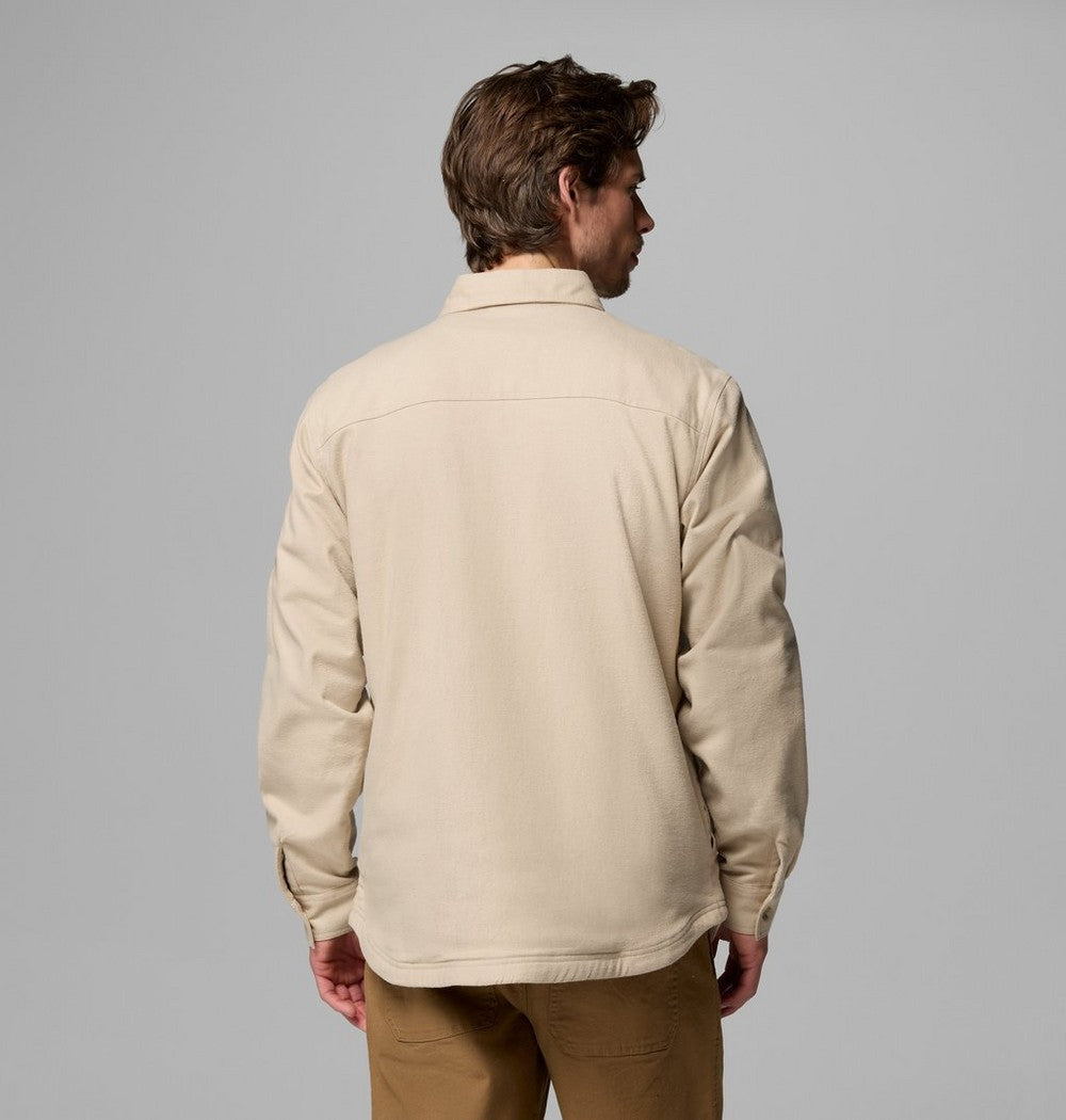 Men's Tall Fleece-Lined Shirt Jacket - Blue