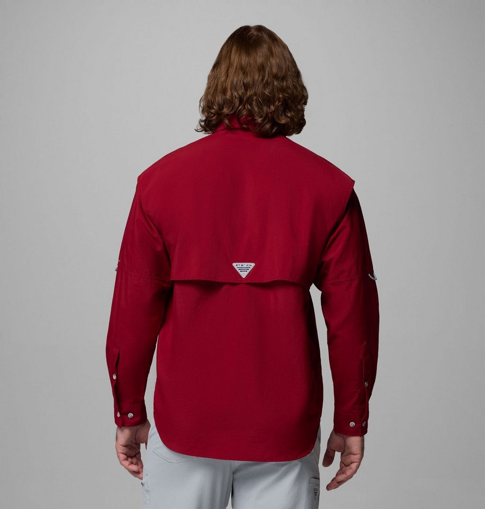 Men's Vented Long-Sleeve Fishing Shirt - Blue