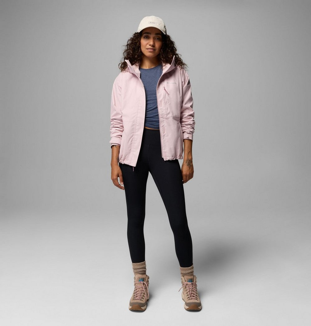 Women's Waterproof Rain Jacket - Coral