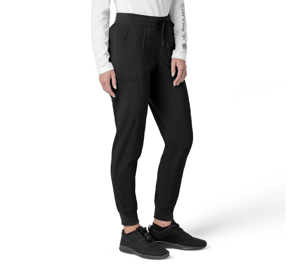 Women's Stretch Cargo Jogger Scrub Pants - Pink