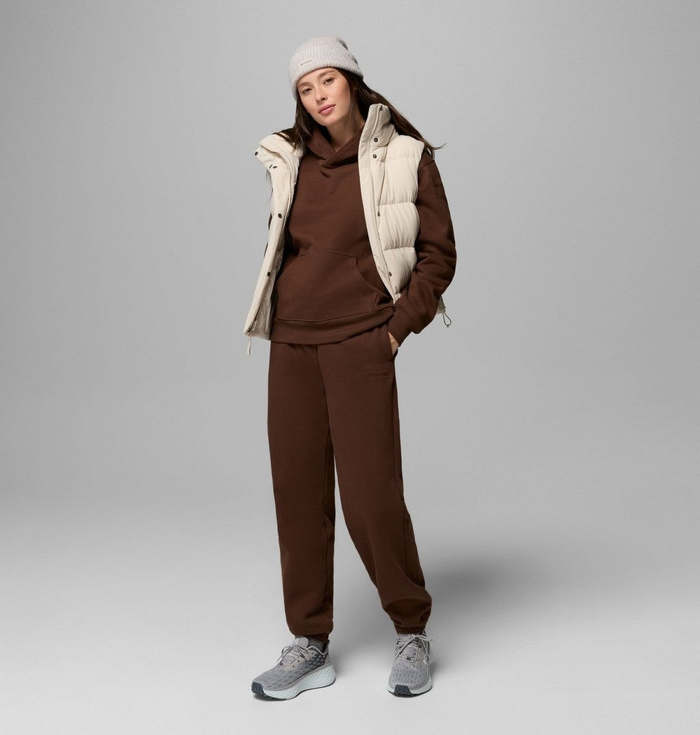 Women's Cotton Blend Joggers - Brown