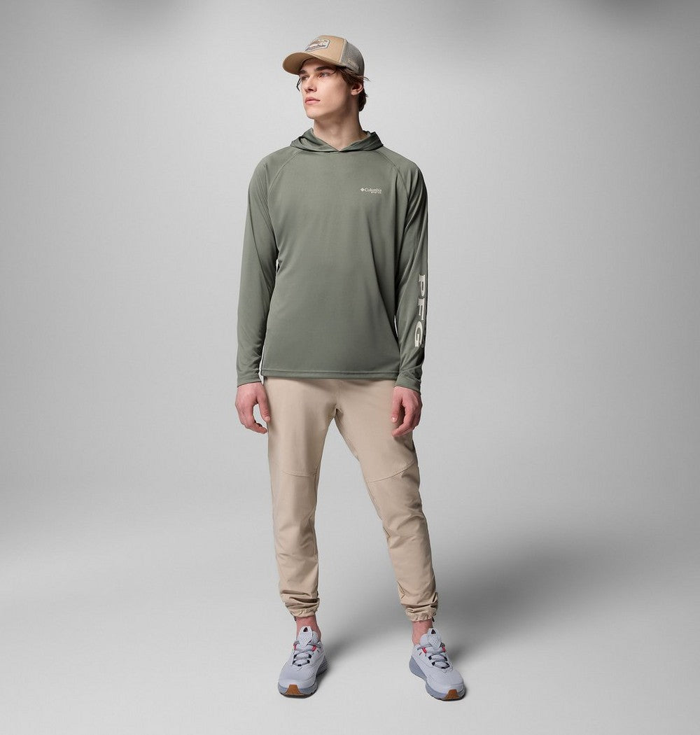 Men's Long-Sleeve Sun Hoodie - Gray