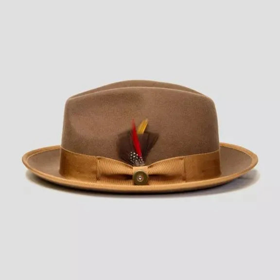 Trilby Fedora - Brown