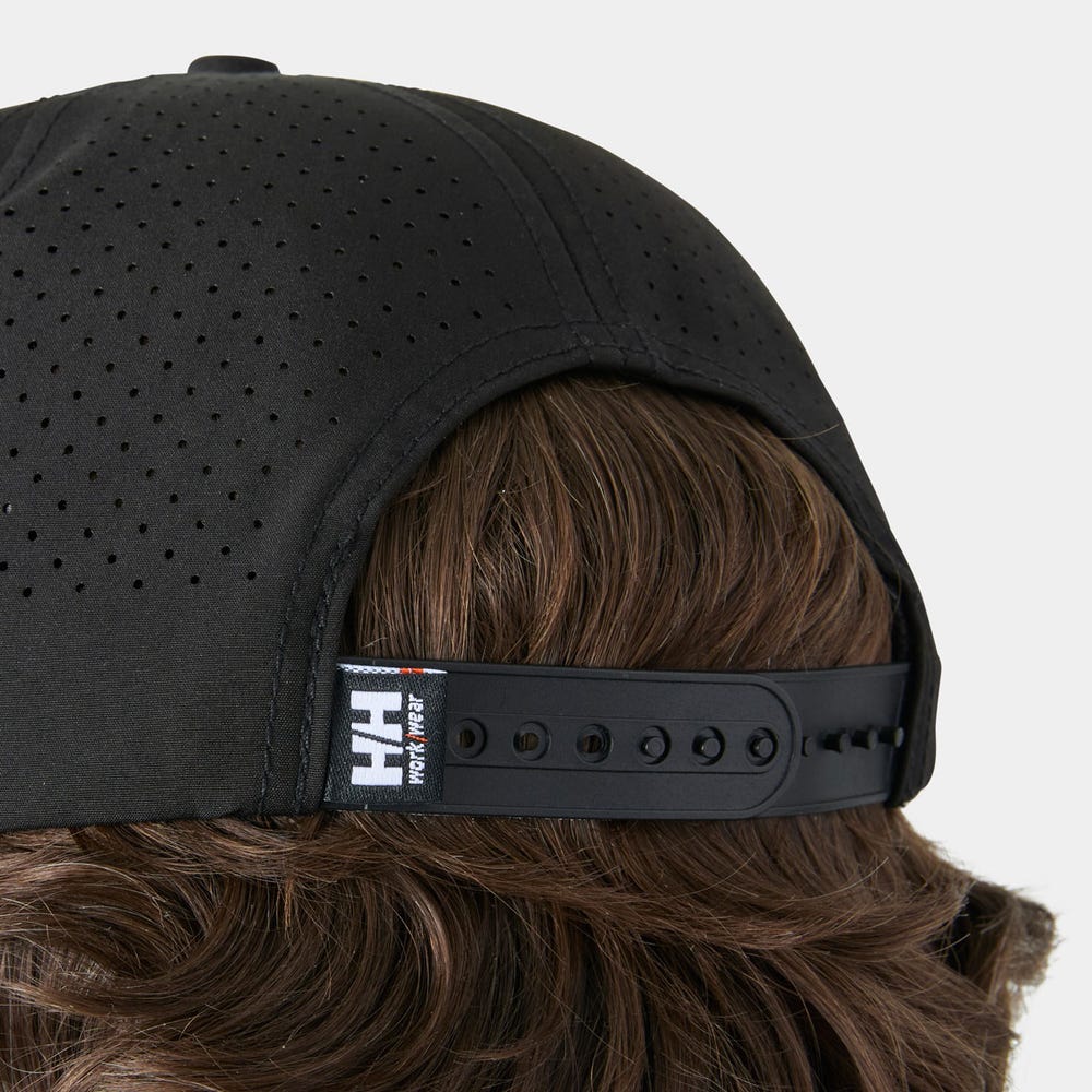 Recycled Polyester Adjustable Work Cap - Navy
