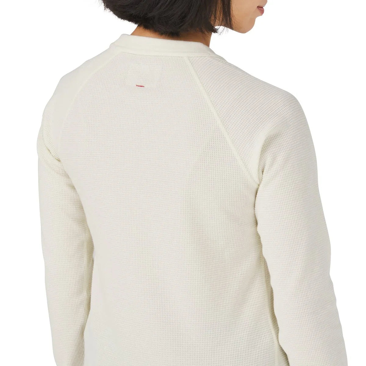 Waffle Knit Long Sleeve T-Shirt - Turtledove