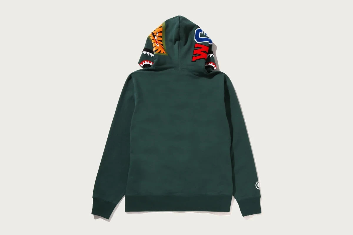 Men's Full-Zip Graphic Hoodie - Black