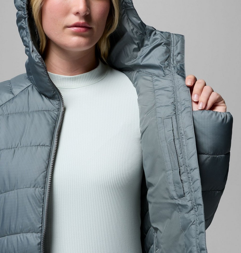 Women's Insulated Hooded Jacket - Wine
