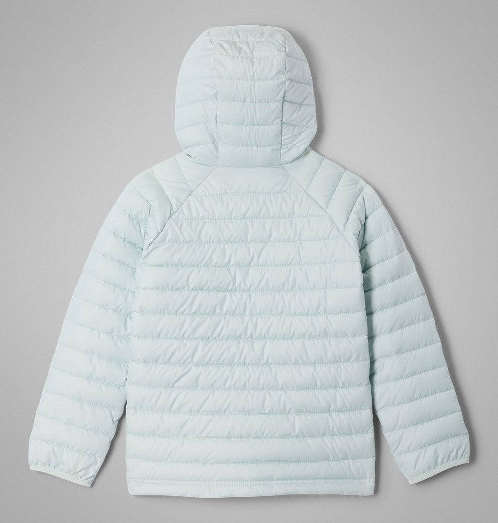 Girls' Hooded Insulated Puffer Jacket - White Paisley