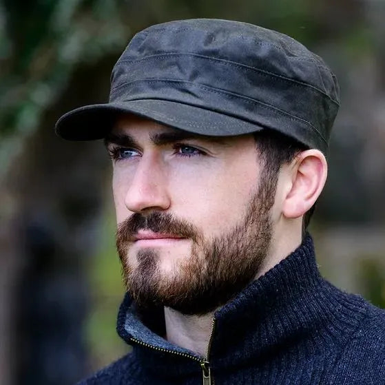 Fisherman Waxed Cap - Olive
