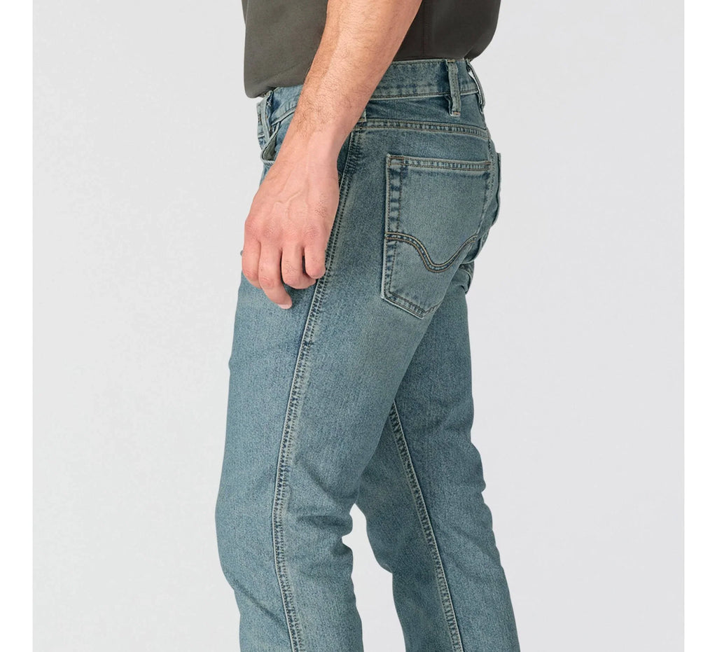 Men's Relaxed Bootcut Stretch Jeans - Blue