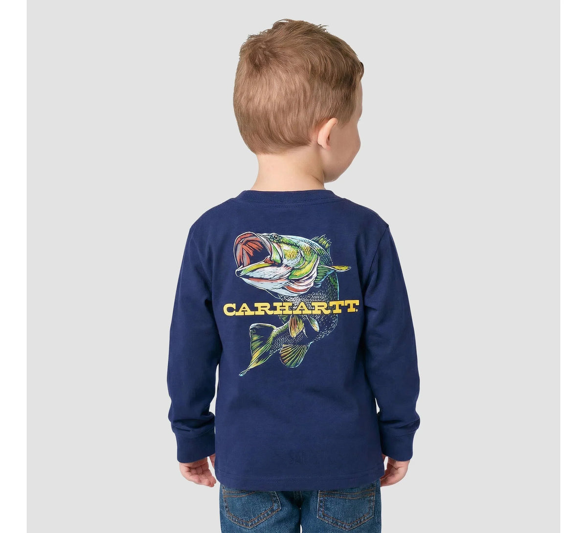 Boys' Fish Graphic T-Shirt - Navy