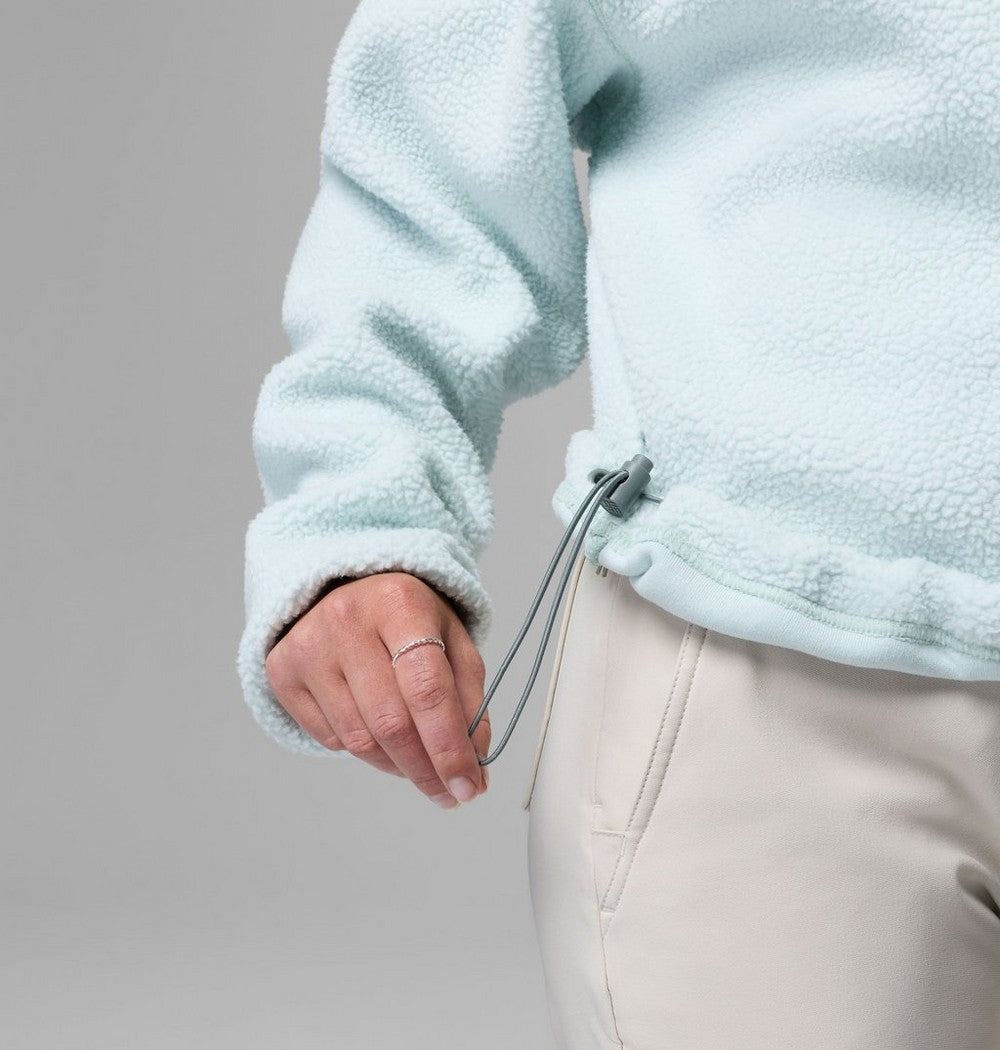 Women's Cropped Half-Snap Fleece Pullover
