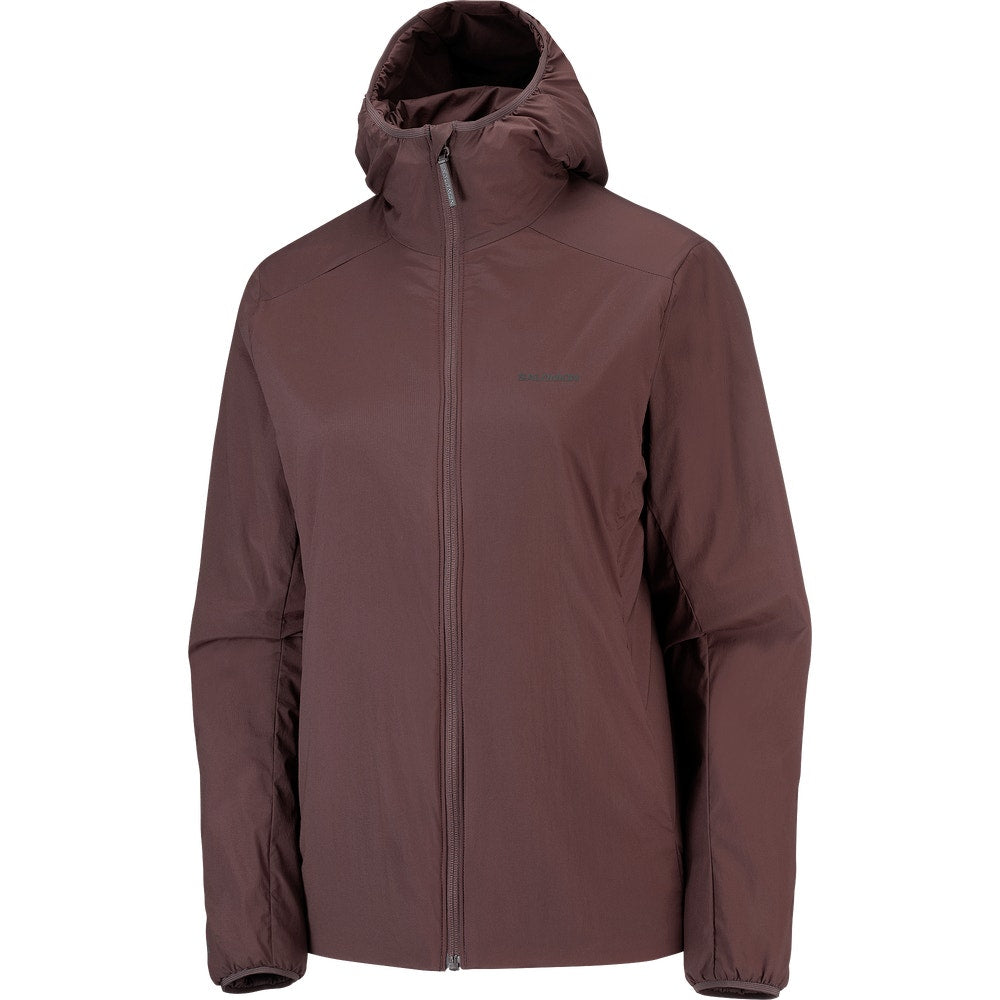 Women's Insulated Hooded Jacket - Brown