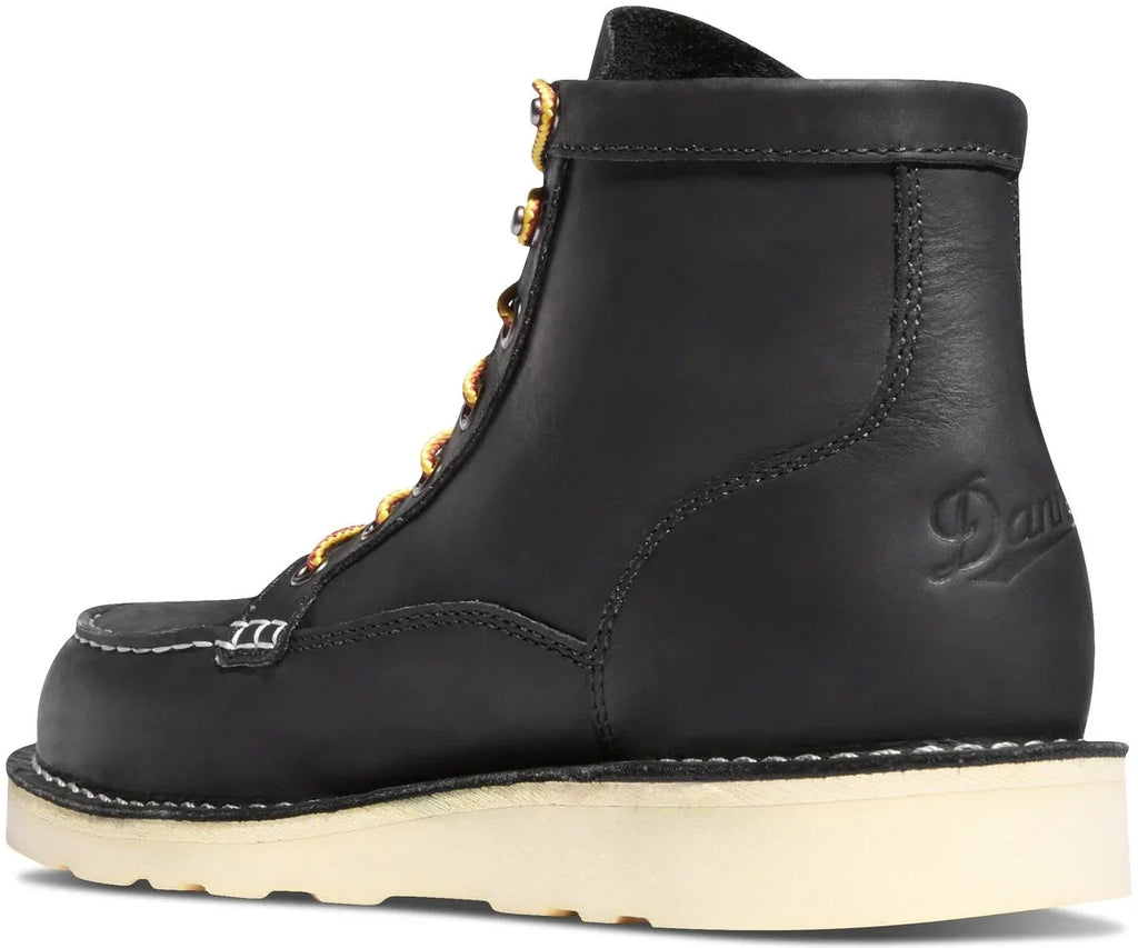 6-Inch Moc Toe Work Boot - Black
