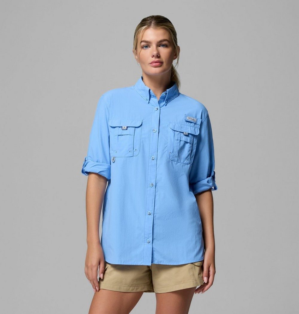 Women's Long Sleeve Fishing Shirt - Pink