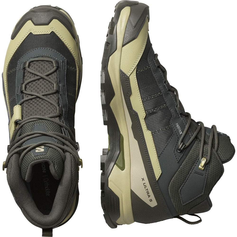 Men's Waterproof Mid Hiking Boots - Gray