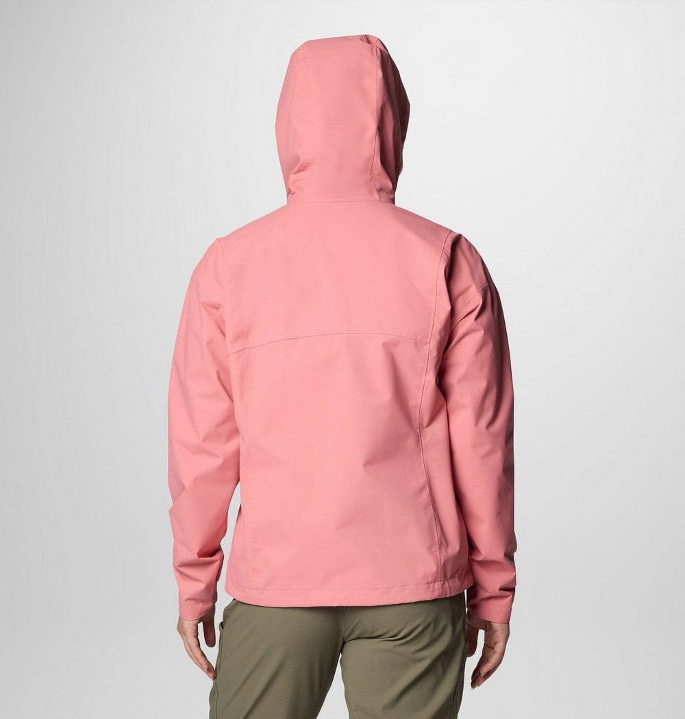 Women's Waterproof Rain Jacket - Coral