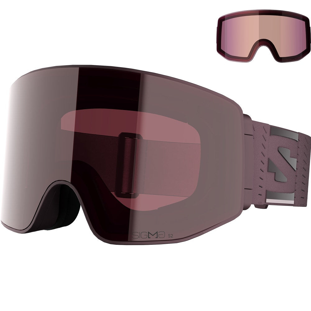 Snow Goggles With Extra Lens - Violet
