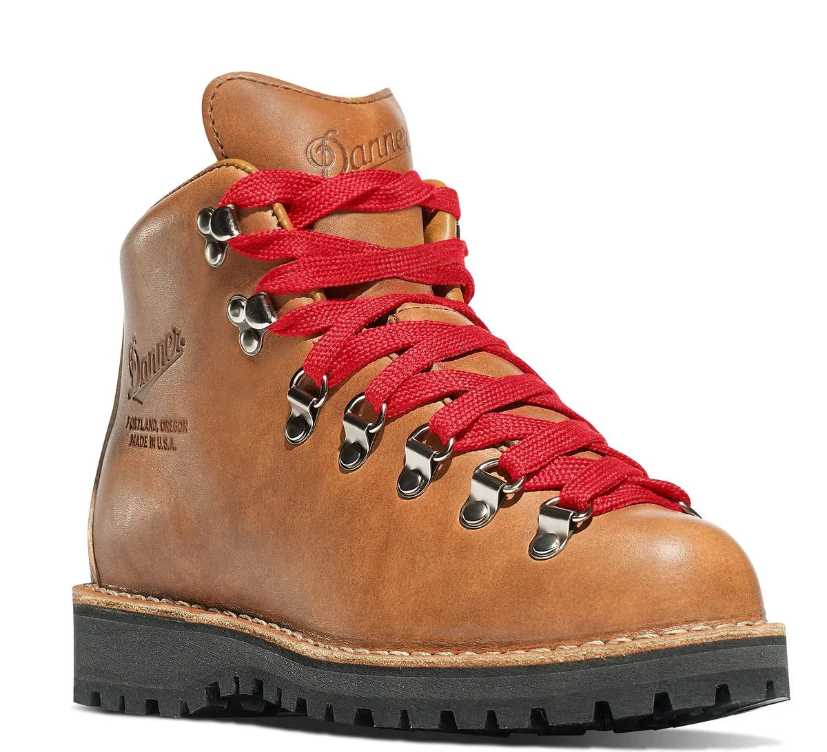 Women's Leather Hiking Boot - Brown