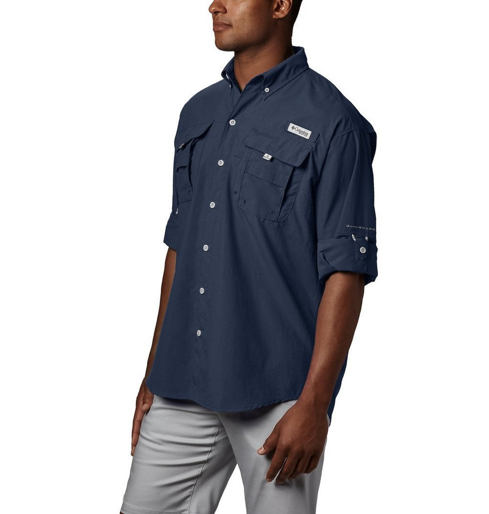 Men's Tall Long-Sleeve Vented Fishing Shirt - Gray