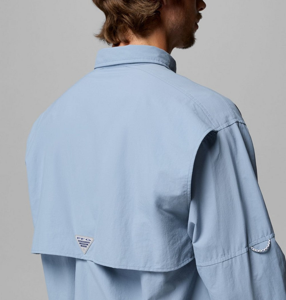 Men's Tall Long-Sleeve Vented Fishing Shirt - Gray