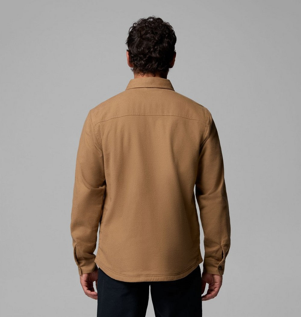 Men's Fleece-Lined Shirt Jacket - Green