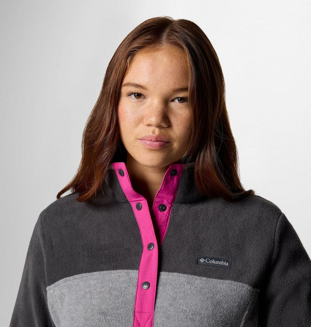 Women's Half-Snap Fleece Pullover - Navy