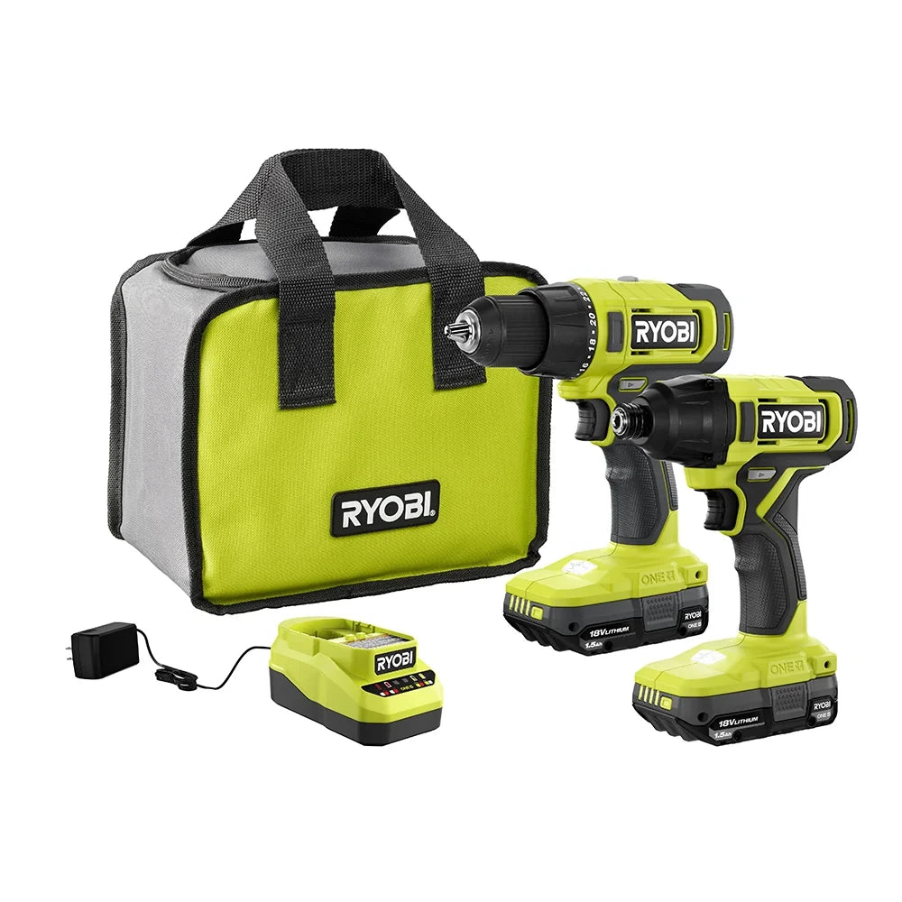 18V Drill Driver & Impact Driver Kit