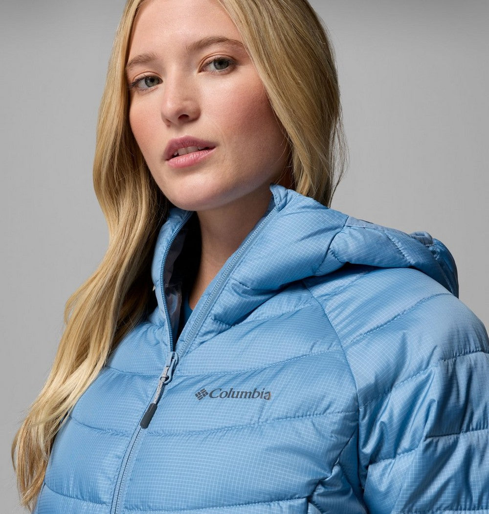 Women's Hooded Puffer Jacket - Navy