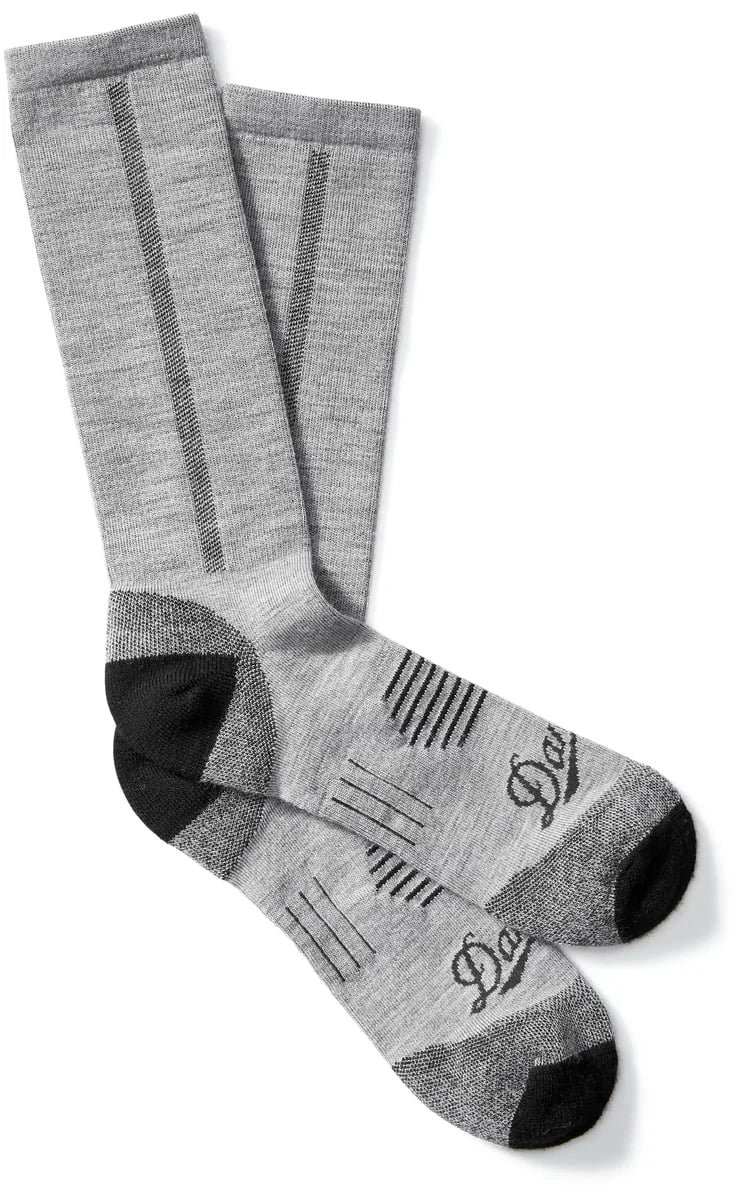 Lightweight Merino Hiking Crew Socks - Gray