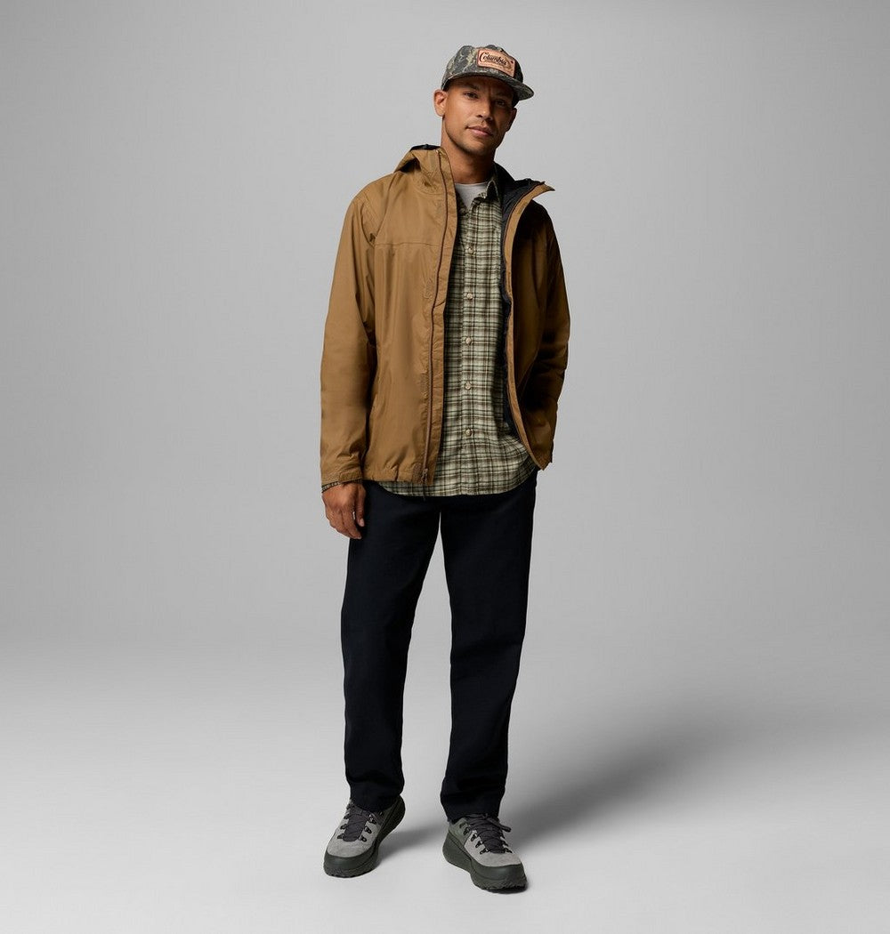 Men's Tall Waterproof Rain Jacket - Blue