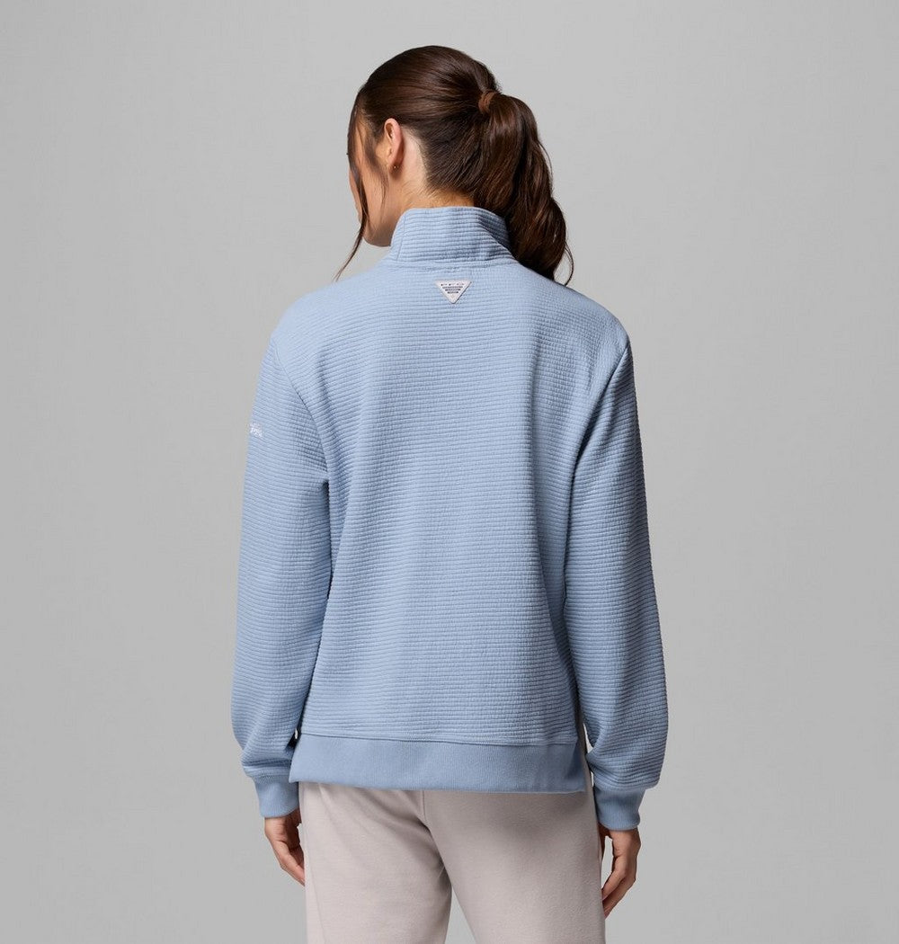 Women's Mock Neck Long Sleeve Shirt - Green
